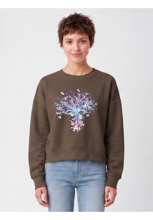 watapparel, TREE OF LIFE - Sweatshirt - mocha