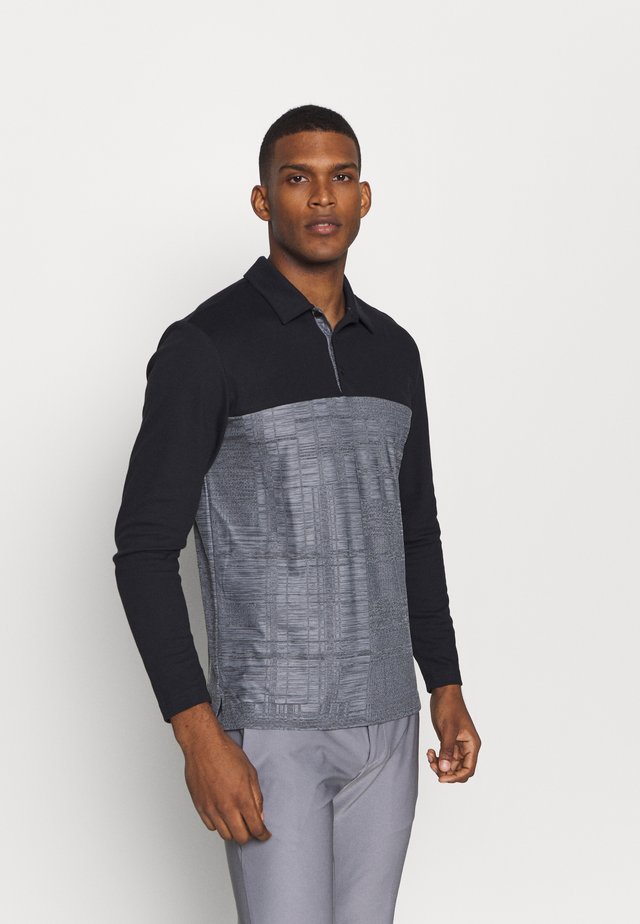 ADICROSS LONG SLEEVE - Polo shirt - black