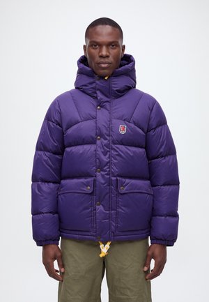 Fjällräven, EXPEDITION JACKET  - Пухено яке - dark violet