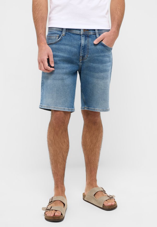 STYLE DENVER - Jeans Shorts - blau