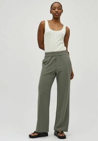 mbyM PHILLIPA - Trousers - dark fallen rock