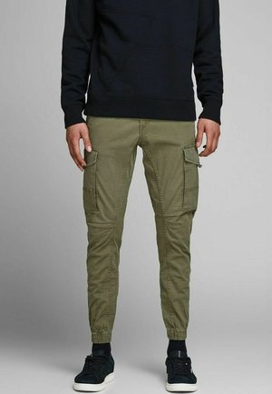 Pantaloni cargo - mottled olive