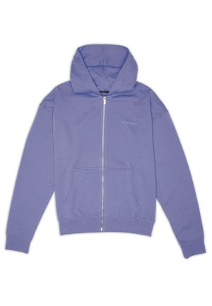 Sweater met rits - purple