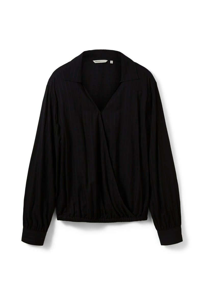Tom Tailor Denim Blouse zwart