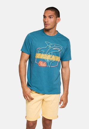 Koala Bay, KOALA BAY CAMISETA MANGA CORTA TURQUESA - SCARFO - Camiseta estampada - turquesa