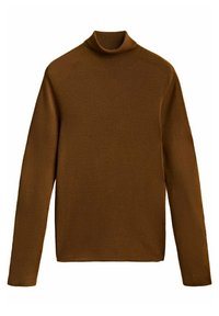 Massimo Dutti Stickad tröja - dark brown