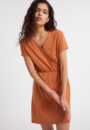 LAAVI - Jersey dress - toasted hazel
