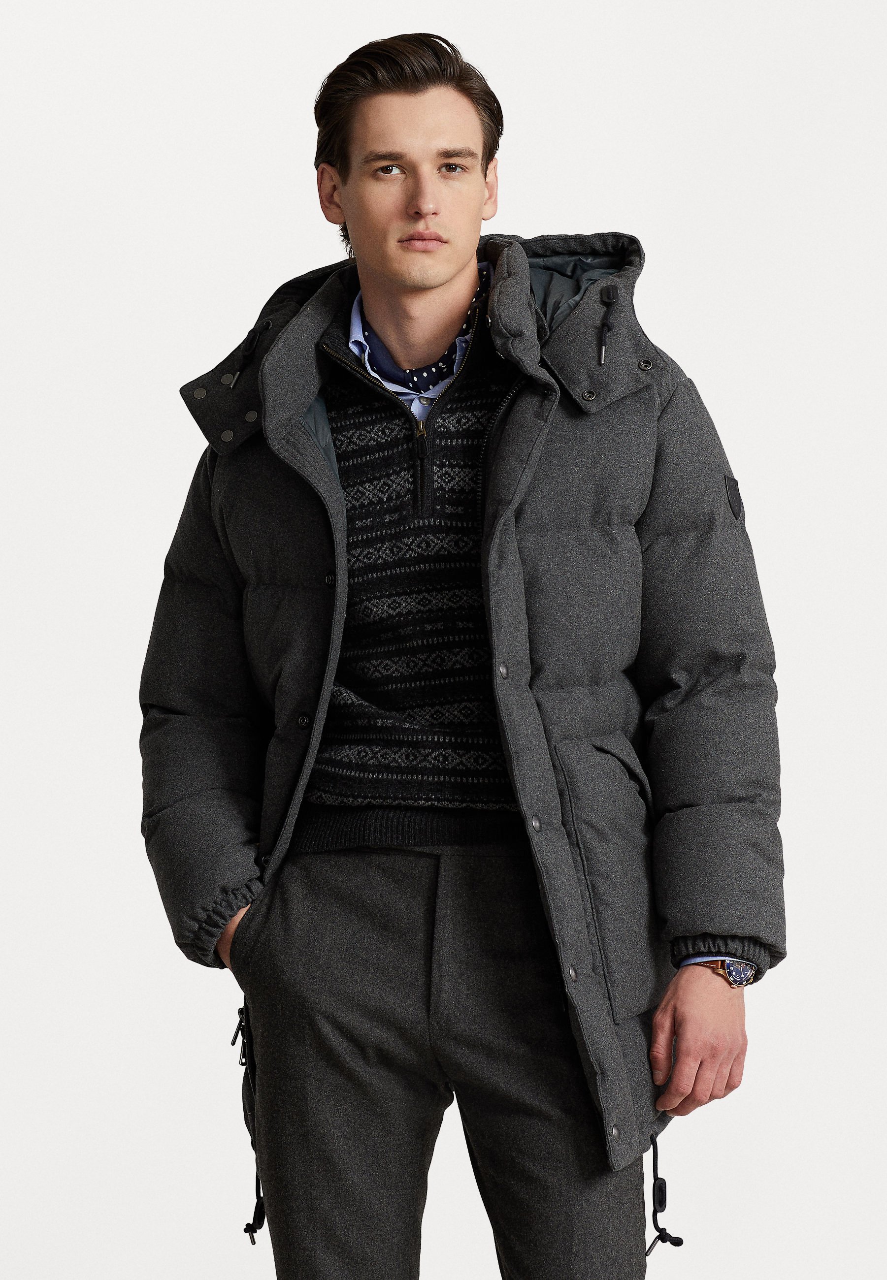 ralph lauren mens padded coat