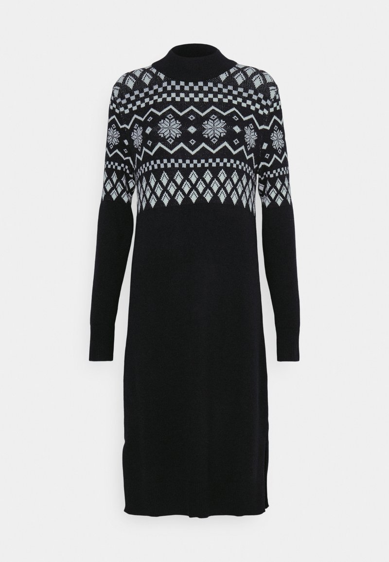 Vila Gebreide jurk zwart Vila Gebreide jurk zwart