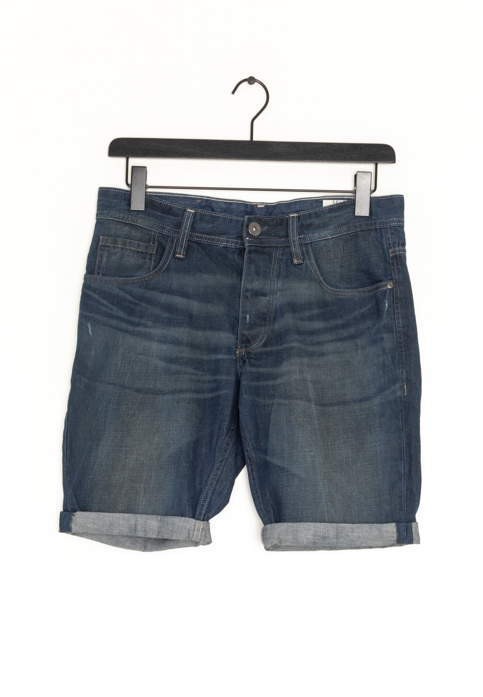 Selected Homme Denim shorts blue (Pre-owned)