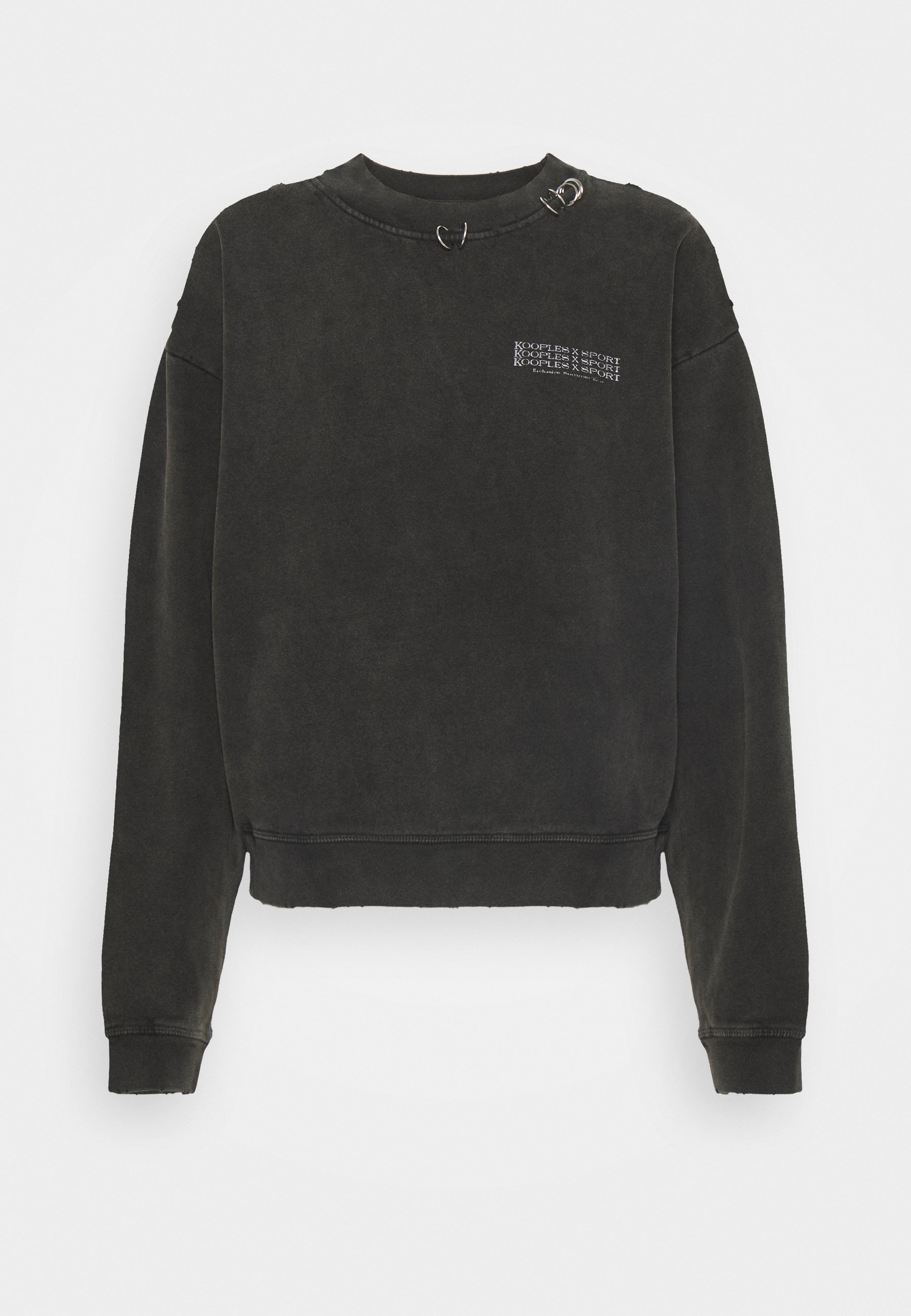 black washed sweatshirt