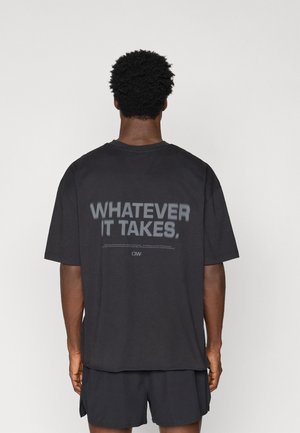 GRIT - Apdrukāts T-krekls - black