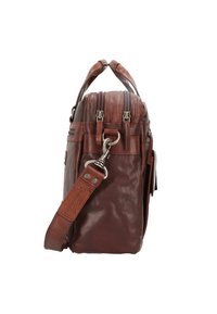 Spikes & Sparrow SPIKES & SPARROW AKTENTASCHE LEDER 41 CM LAPTOPFACH - Aktetas - darkbrown