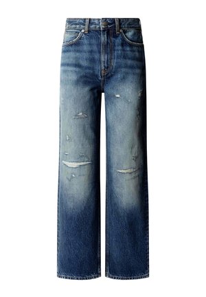 Pepe Jeans, PEPE JEANS STRAIGHT LEG JEANS STRAIGHT JEANS UHW LEXA REPAIR - Jeans a sigaretta - oz blue rigid denim