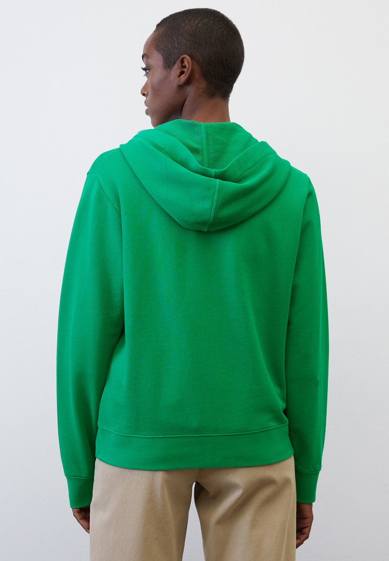 Marc O'Polo LONG SLEEVE ZIP - Zip-up sweatshirt - vivid green/green -  Zalando.de