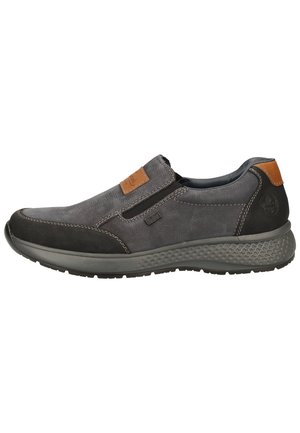 Rieker Instappers - schwarz/navy/nuss