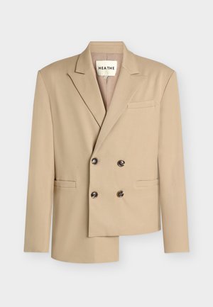 Heathe, PAPILLO ASYMETRICAL JACKET - Pikkutakki - brown