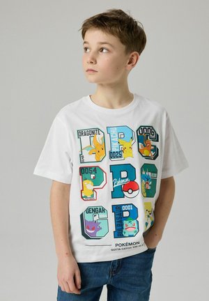 Name it, T-SHIRT POKÉMON - T-shirts med print - bright white