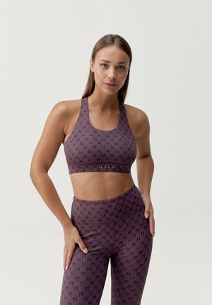 Reggiseno sportivo con sostegno elevato - burdeos