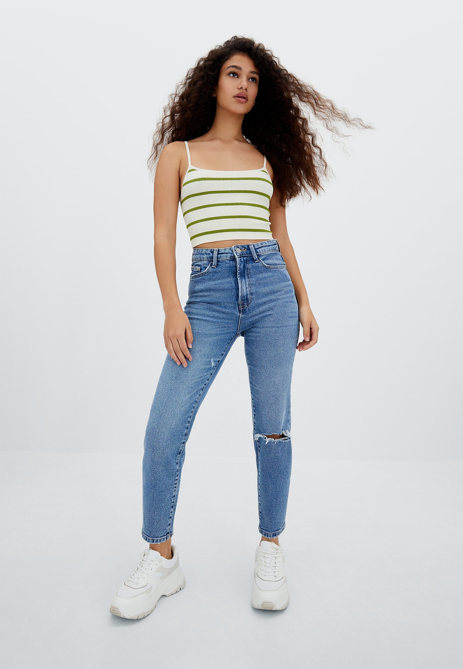 Stradivarius MOM - Slim fit jeans 