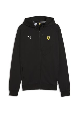 SCUDERIA FERRARI - Felpa con zip - black