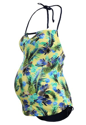 MATERNITY TANKINI WITH FIXED PADS - Badeanzug - yellow