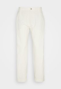 STRAIGHT PLEAT - Kalhoty - off white