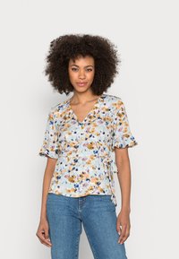 Vero Moda VMHENNA WRAP TOP - Blusa - ether maddy