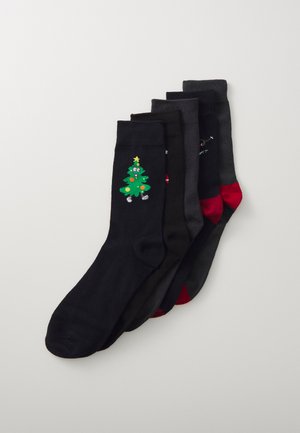 Jack & Jones JACXMAS SOCKS GIFTBOX - Sokken - sky captain/black/dark navy/gray/forest river