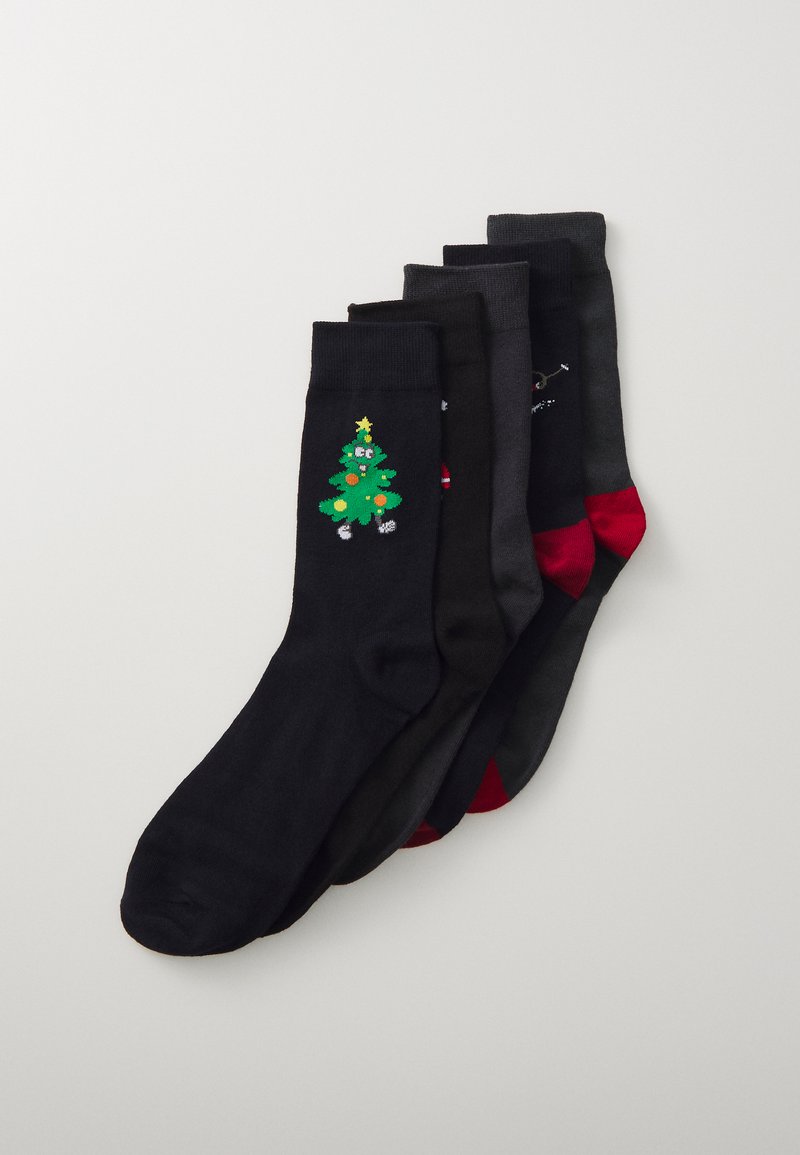 Jack & Jones JACXMAS SOCKS GIFTBOX - Sokken - sky captain/black/dark navy/gray/forest river