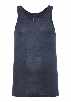 JP1880, VEST, SLEEVELESS, MOTTLED RIBBED JERSEY, UP TO 8XL - Unterhemd/-shirt - navy blue