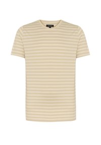 MAJERAMY STRIPE - Marškinėliai su spaudiniu - plaza taupe