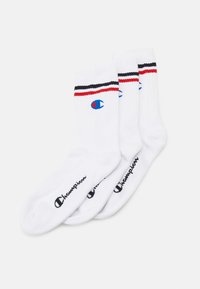 CREW UNISEX 3 PACK - Sports socks - white