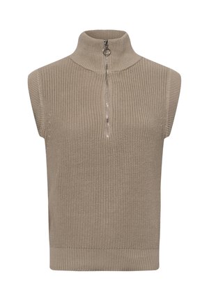 Strickpullover - taupe