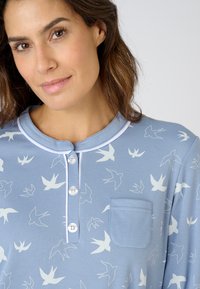 Damart EN INTERLOCK SET - Maglia del pigiama - blue