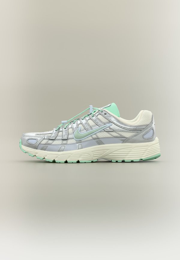 P 6000 UNISEX - Sneakers low - sail/arctic green/football grey/metallic silver-coloured