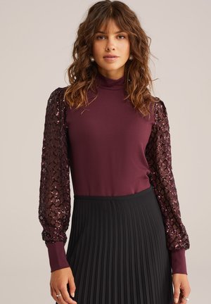 Bluză - burgundy red