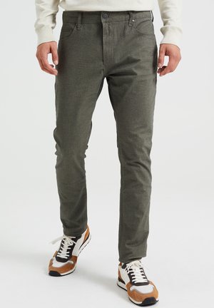 SLIM FIT - Broek - green