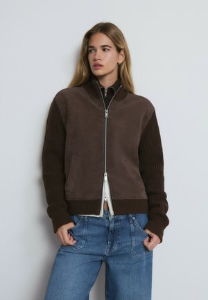 Strickjacke - chocolate