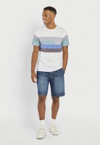 Redefined Rebel NOEL TEE - Print T-shirt - aquifer