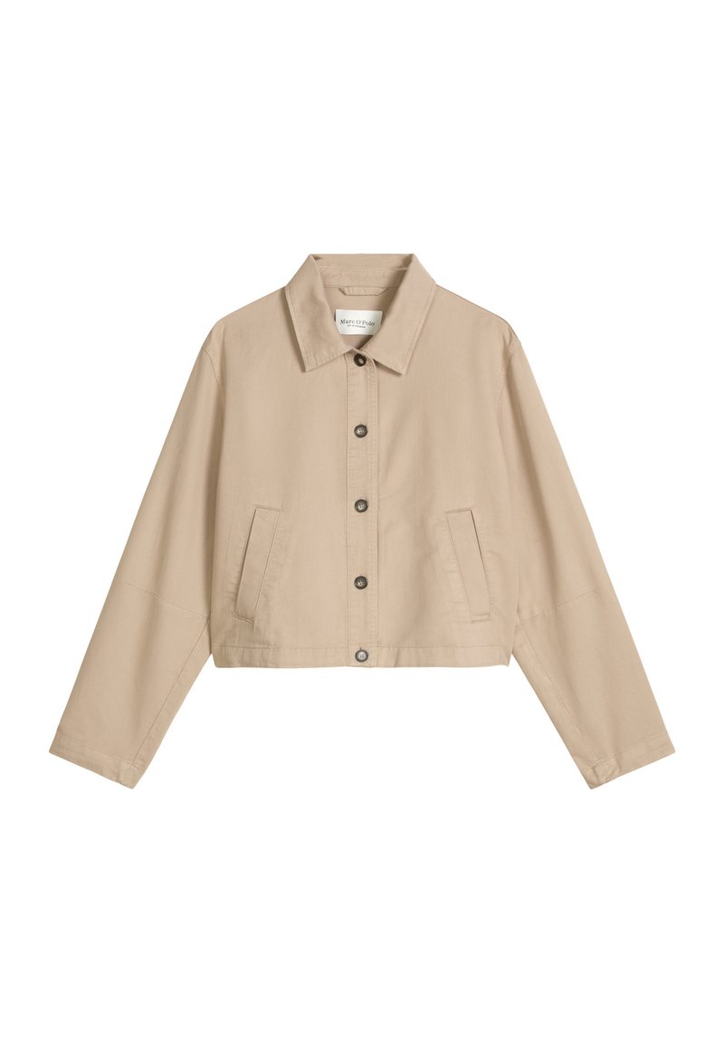 Marc O'Polo A-SHAPE - Chaqueta fina - earthy taupe/marrón - Zalando.es