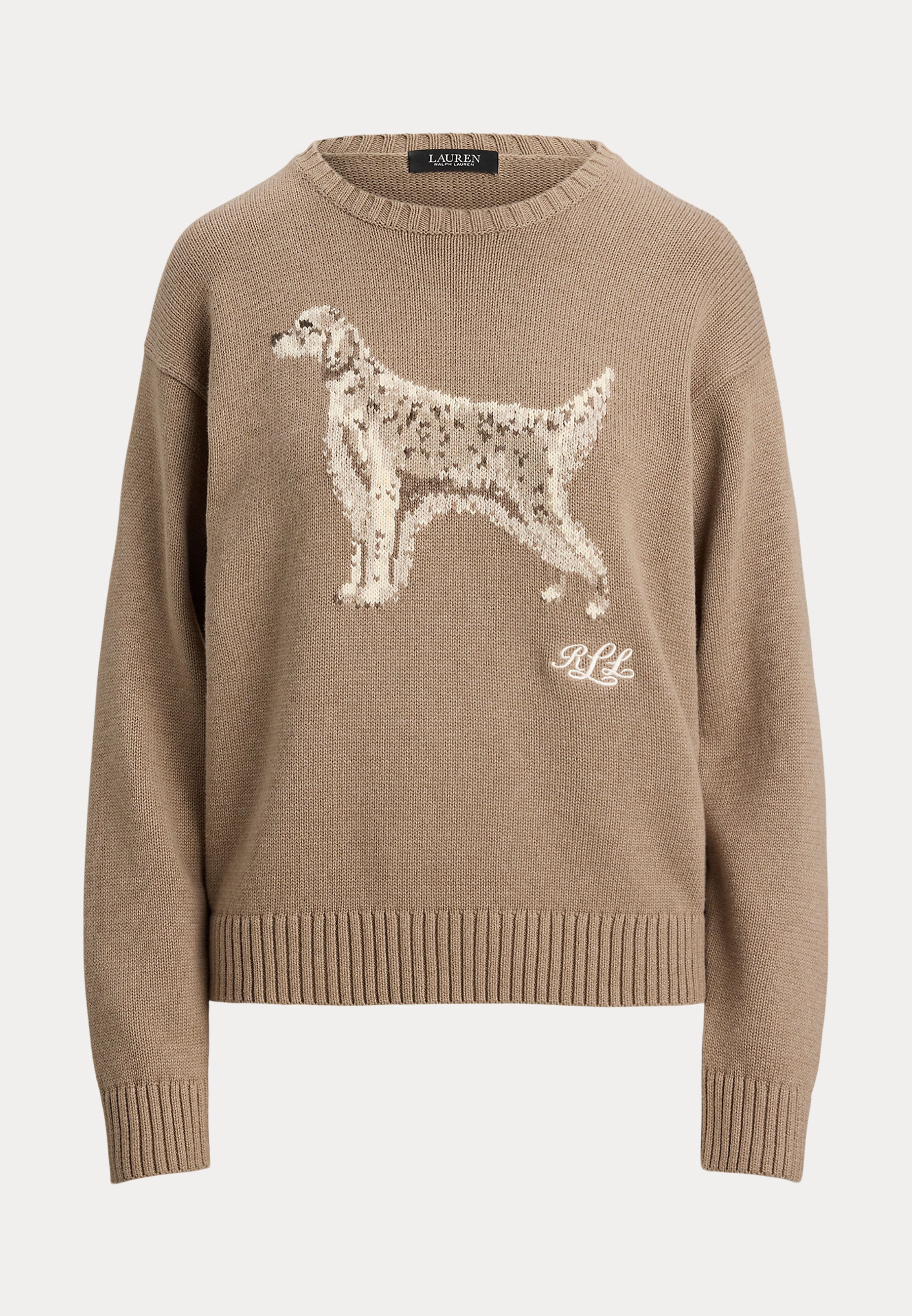 Lauren Ralph Lauren Petite INTARSIA KNIT ENGLISH SETTER SWEATER