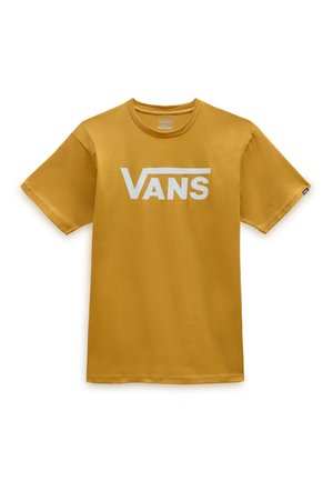 T-Shirt print - mottled yellow