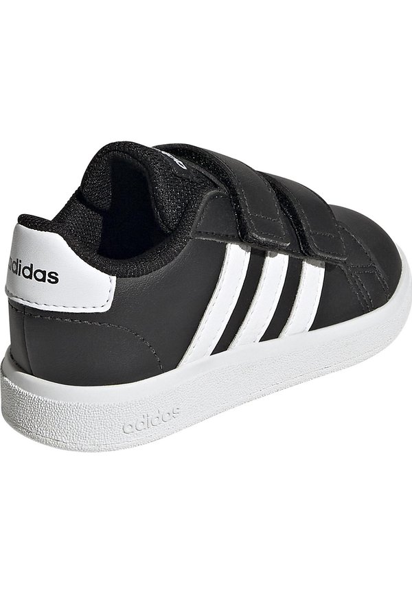 GRAND COURT LIFESTYLE HOOK AND LOOP - Trainers - schwarz weiß3