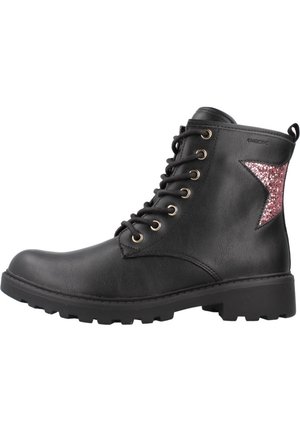 J CASEY - Bottines à lacets - noir