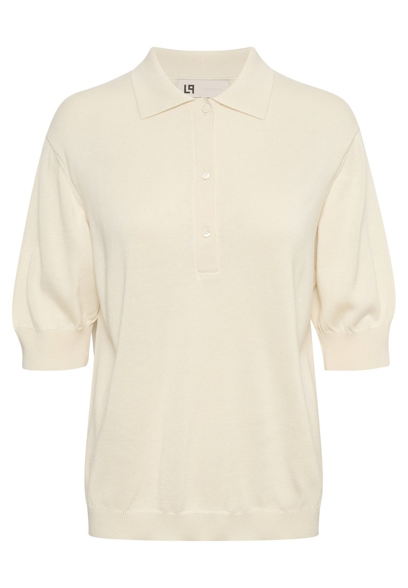 Lounge Nine Poloshirt wit Lounge Nine Poloshirt wit