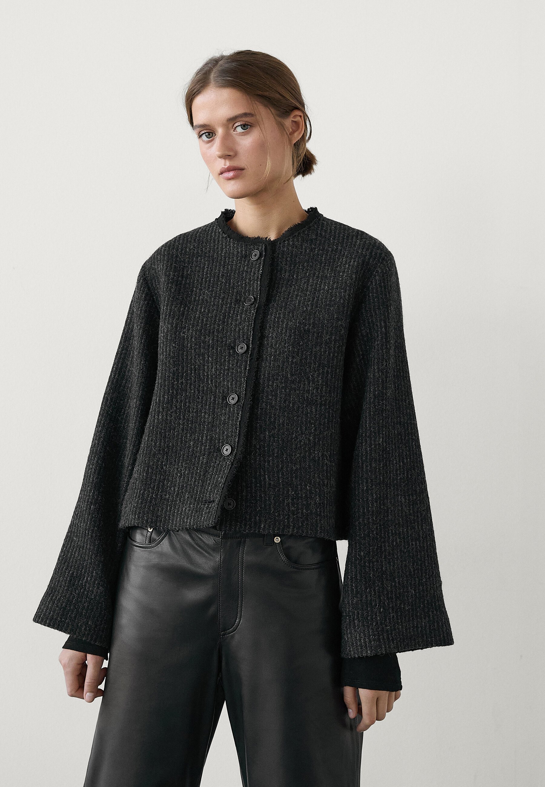 Gilet En Lin Corail Massimo Dutti Taille 38 (M) - Occasion Parfait état, Printemps/été