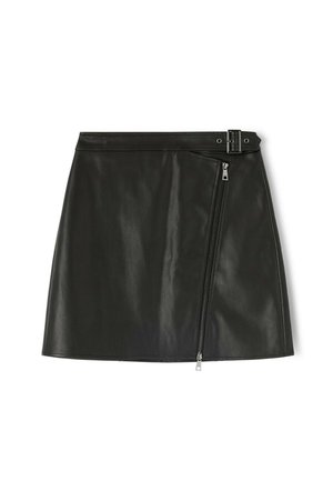 Motivi, MINIGONNA BIKER CON ZIP - A-lijn rok - nero