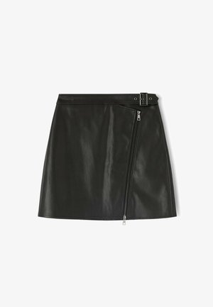 Motivi, MINIGONNA BIKER CON ZIP - A-lijn rok - nero