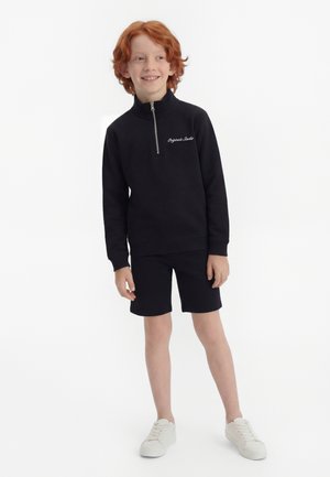 Jack & Jones Junior JORNORREBRO HIGH NECK - Bluză de molton - black